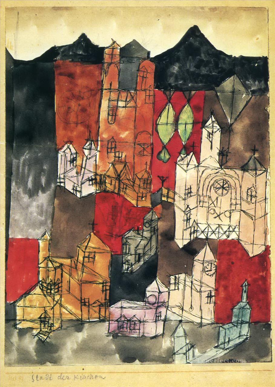 City of Churches Paul Klee Oil Paintings